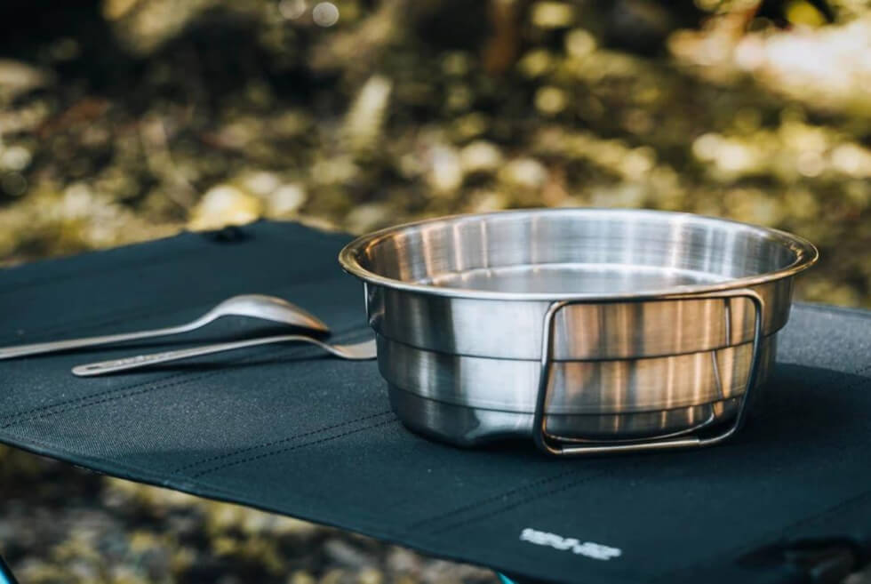 Cook With Ease With The SimpleReal Stainless Steel Collapsible Cookware