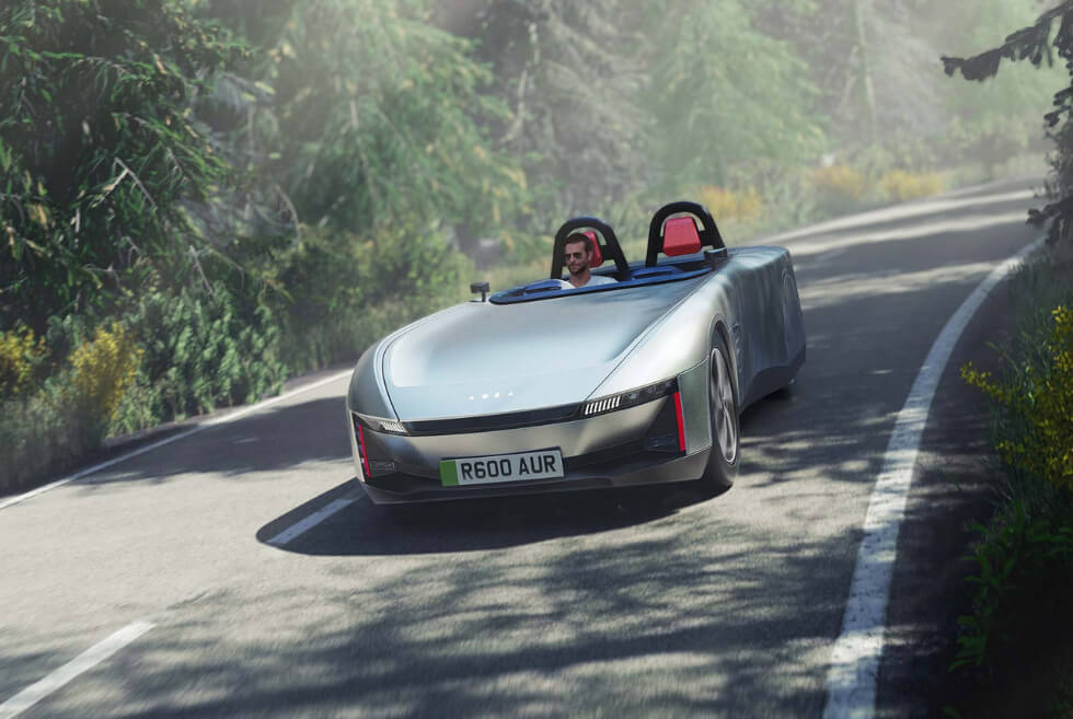 Four Renowned British Companies Are Developing The Roofless Aura EV Concept