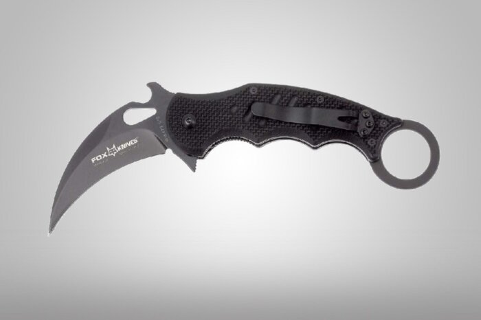 FOX 479 G10 Black Emerson Wave Folding Karambit Review
