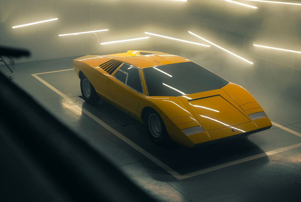 This Reconstruction Celebrates The 50th Anniversary Of the 1974 Lamborghini Countach LP 500