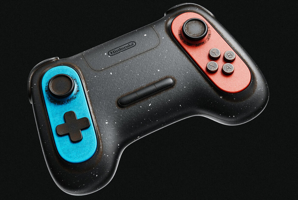 GOAT i Designs A Cool Nintendo Switch Controller With A Weathered Profile