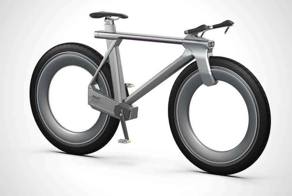 Franz Cerwinka’s Pilot Concept Is How You Properly Design A Hubless e-Bike Of The Future