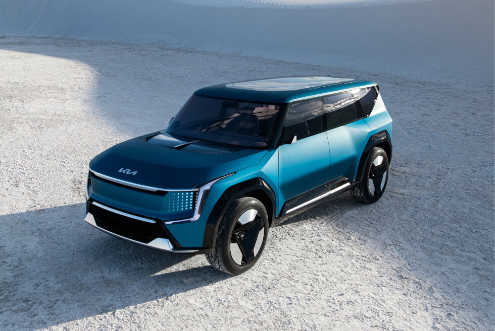 Kia Makes A Sleek Sustainable Statement With The Burly Concept EV9 SUV