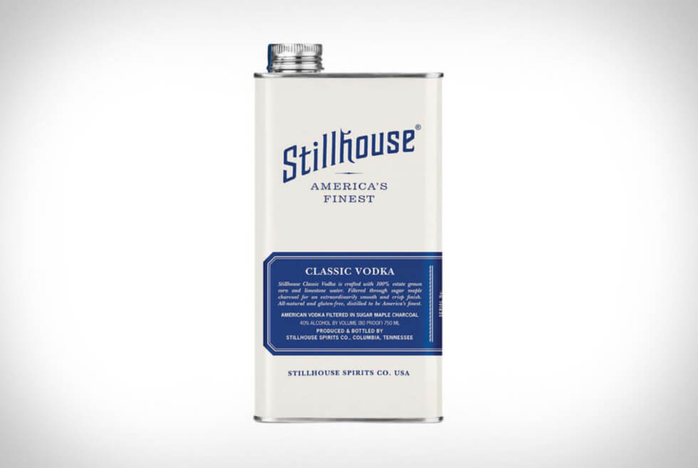 The Stillhouse Classic Vodka Goes Where No Glass Canister Can