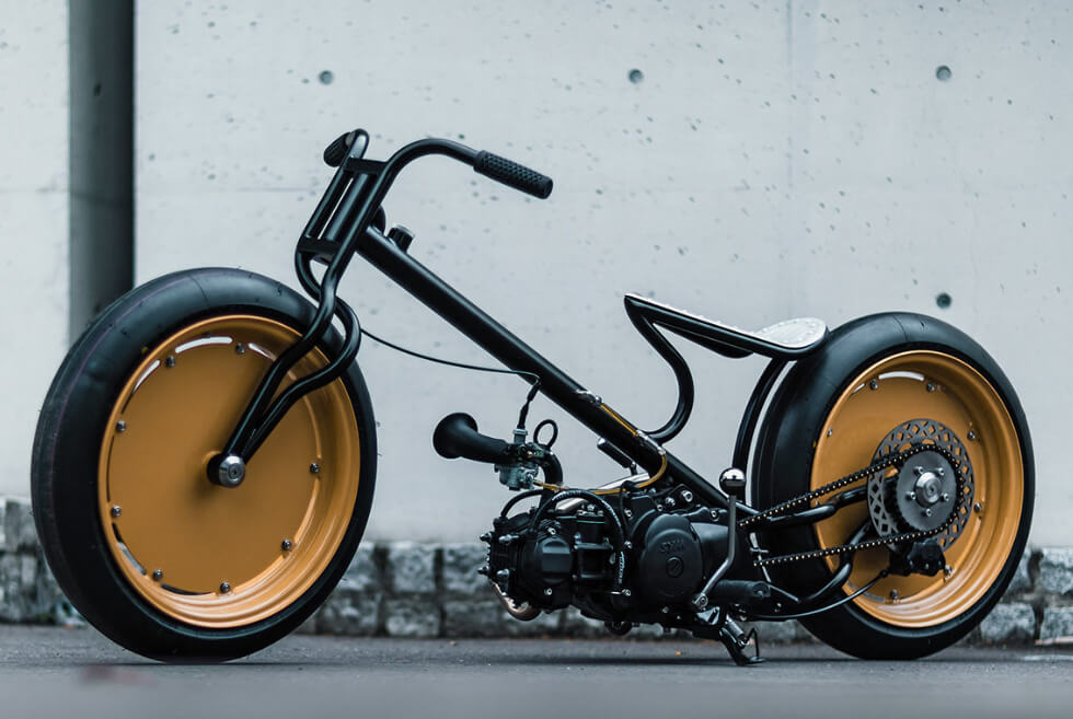 AFS Custom Bikes Turns A SYM Symba 100 Into A BMX-Inspired One-Off Moto