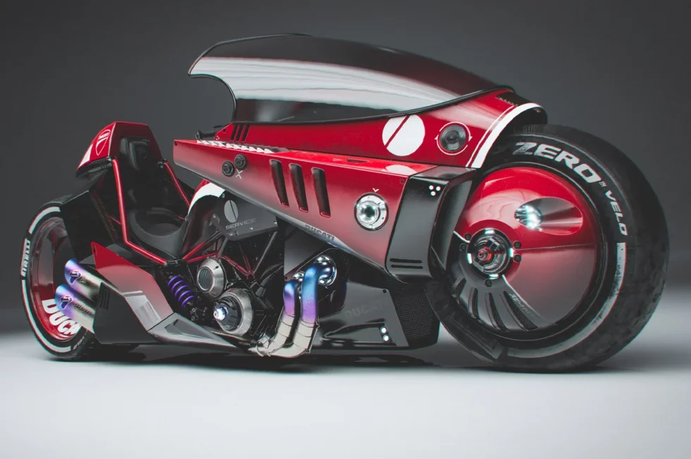 Akira&Ducati: A Superbike Concept Based On An Iconic 1988 Anime Film