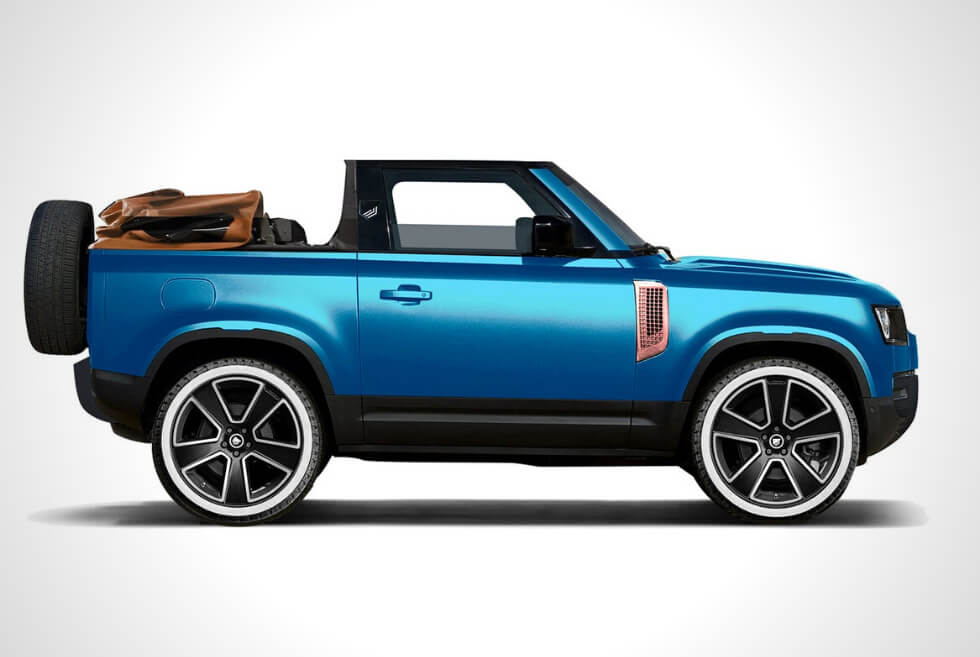 Valiance Convertible: Heritage Customs Teases Its Top-Down Land Rover Defender