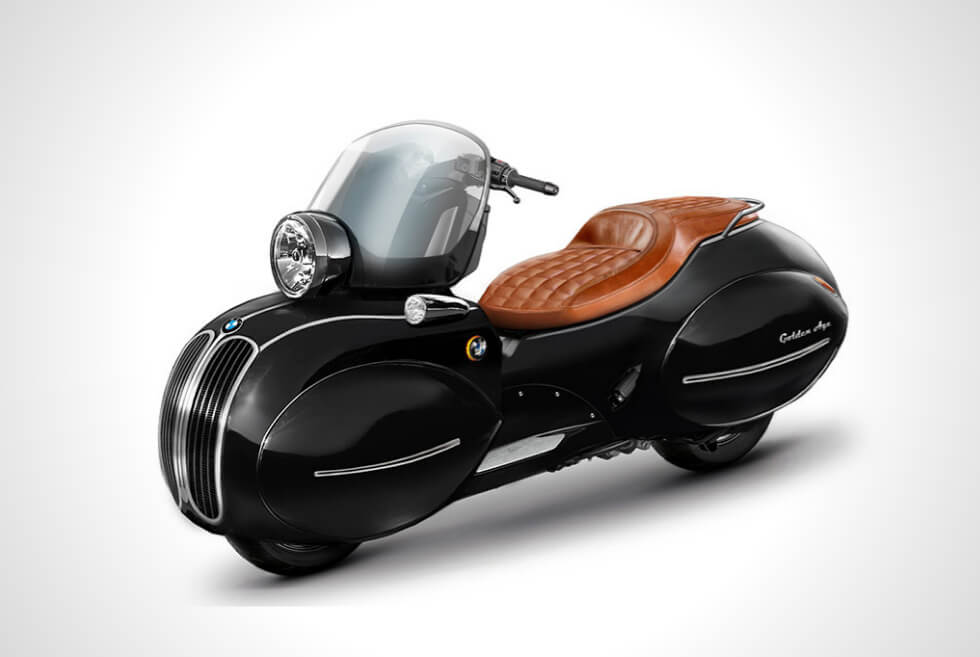 Nmoto Turns A BMW C 400 X Into The Art Deco Golden Age Scooter