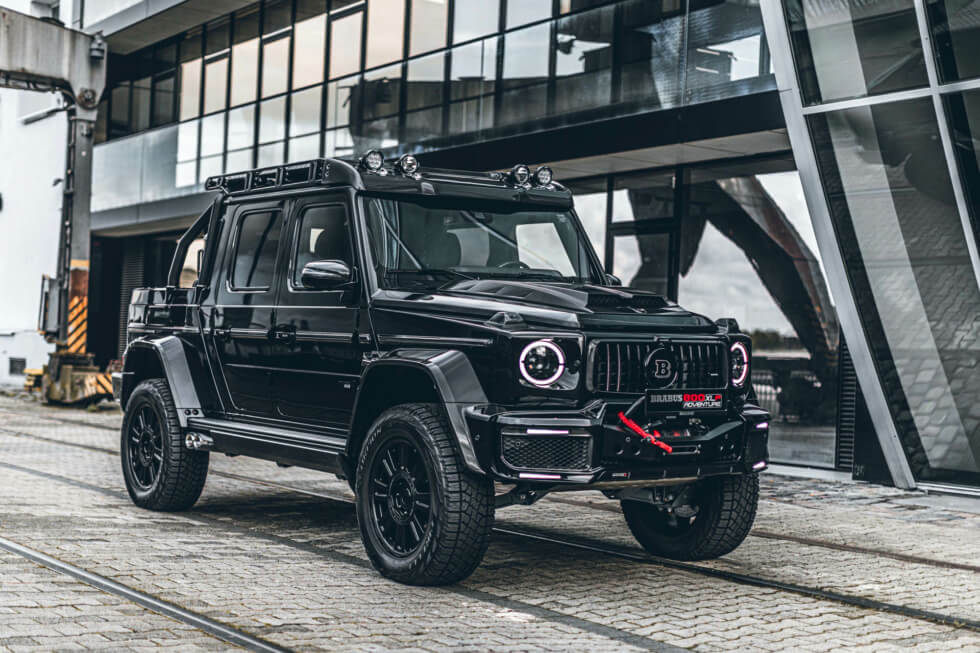 BRABUS Opens 2022 With The 800 Adventure XLP Superblack Pickup Truck