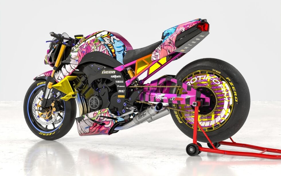 Beastie Bunny rear view