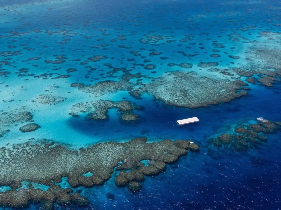Tennis Court on the Great Barrier Reef