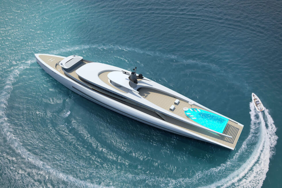 Asquared Naval Design Gives Us The 360-Foot Fluyt With A Massive Pool And More