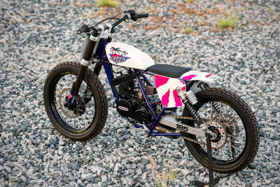 Suzuki TS185 top view