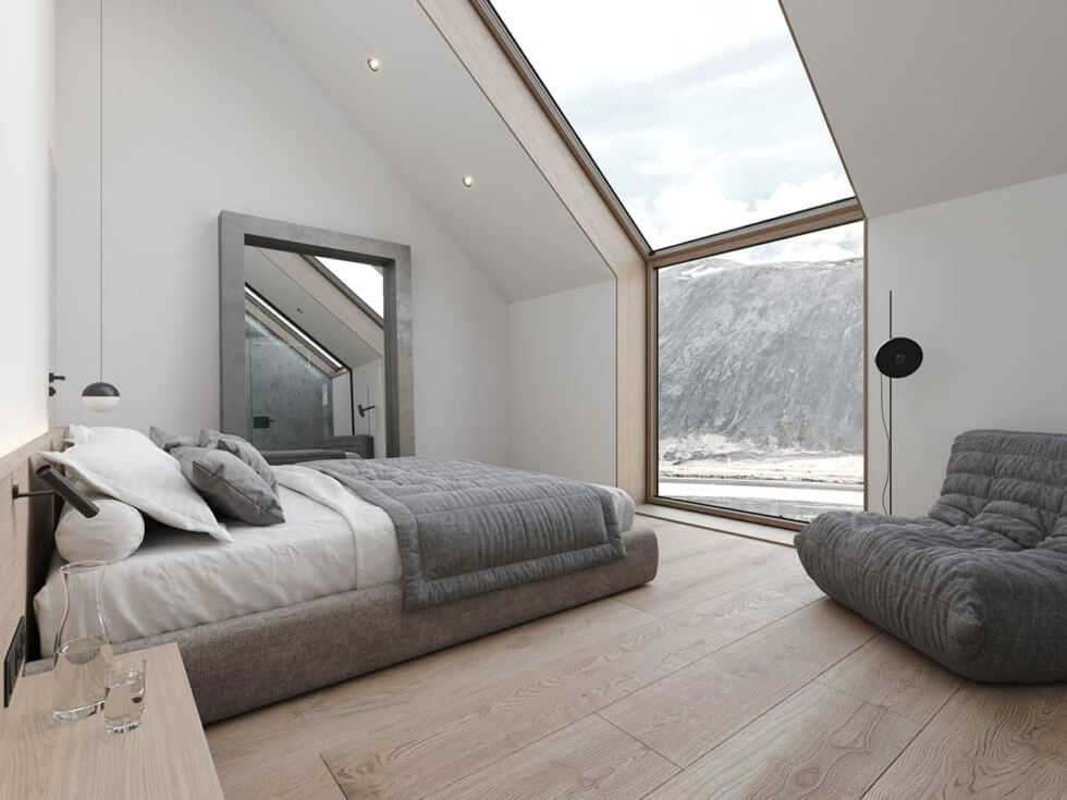 Verbier Chalet bedroom