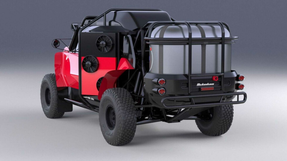 Hydrogen Boot Rear View