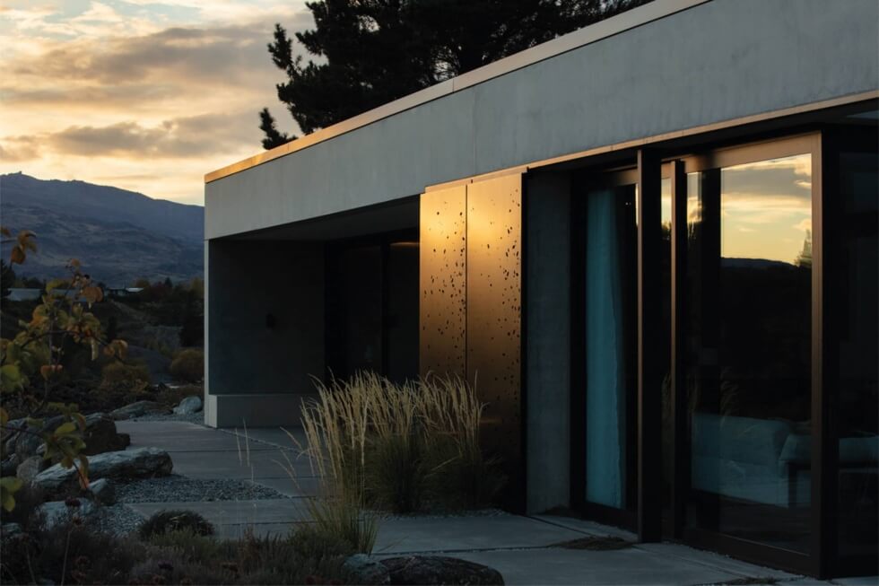 Black Quail House sunset