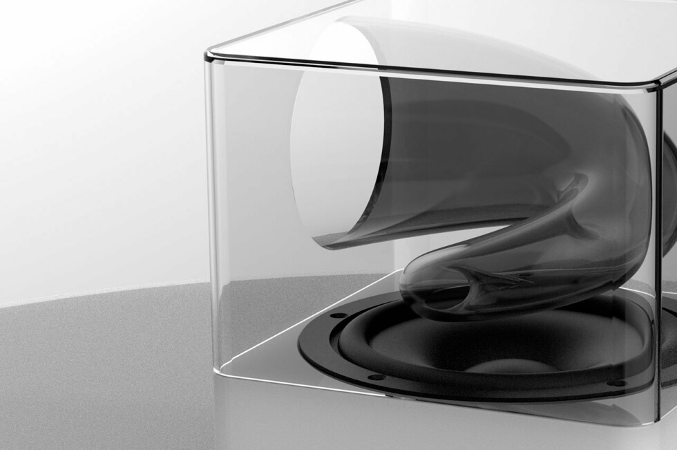 Gramophone Sound Horn Closeup