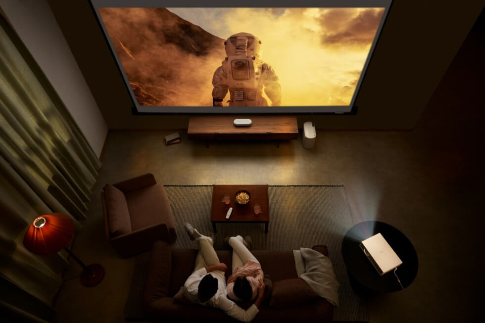Bring The Movie Theater Experience Home with LG’s CineBeam 4K Projectors