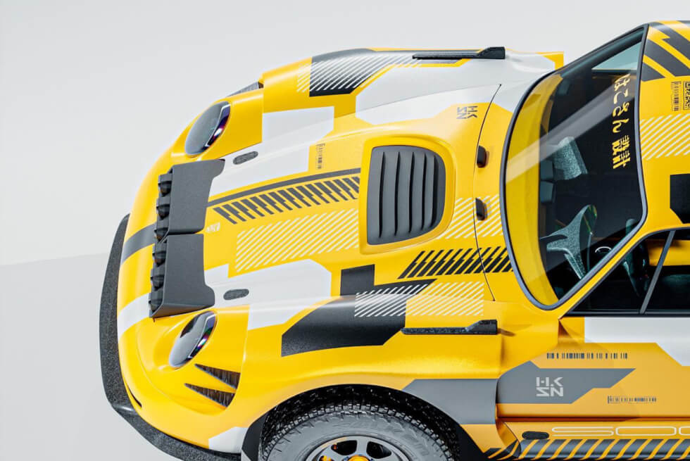 Super Off-Road Challenge Concept hood