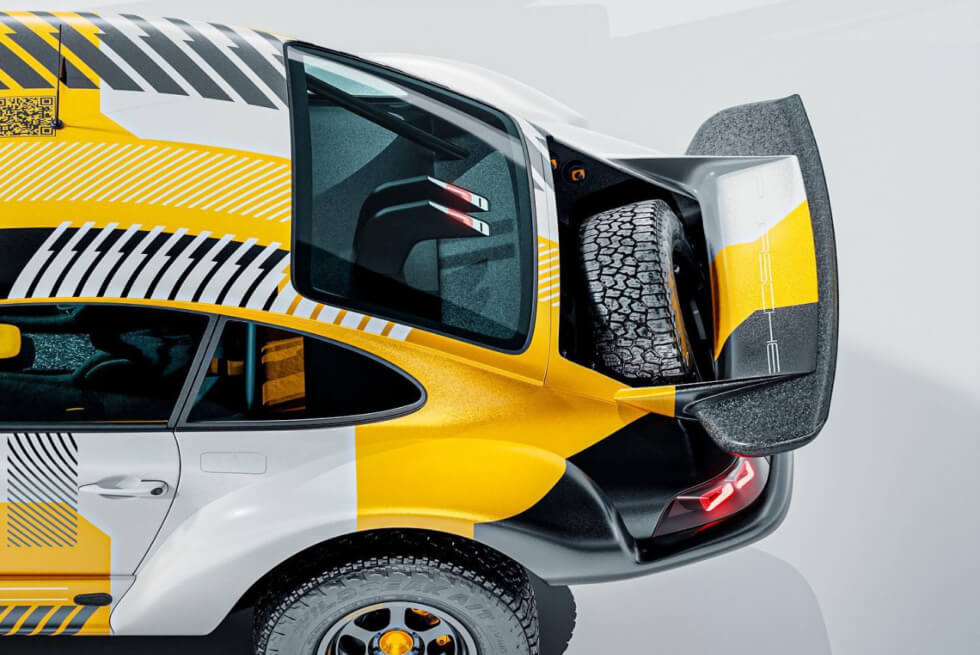 Super Off-Road Challenge Concept spare tire