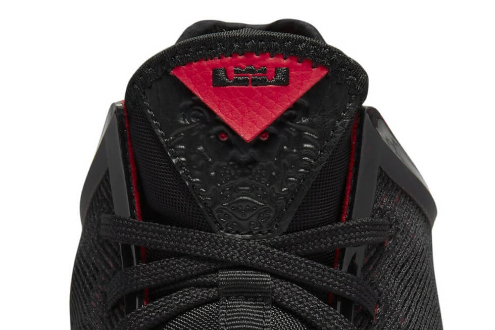 LeBron 19 Low Bred Tongue Tab