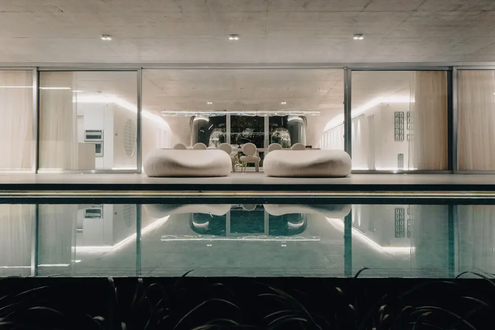 Magnolia House Lights On