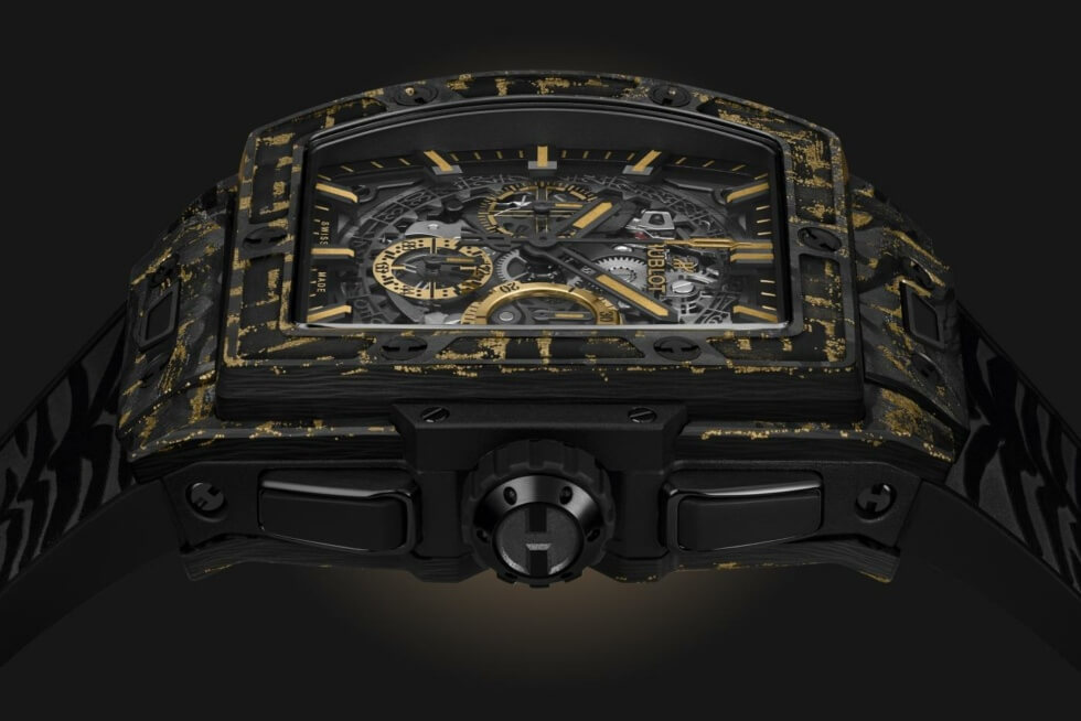 Carbon Gold Tiger Crown
