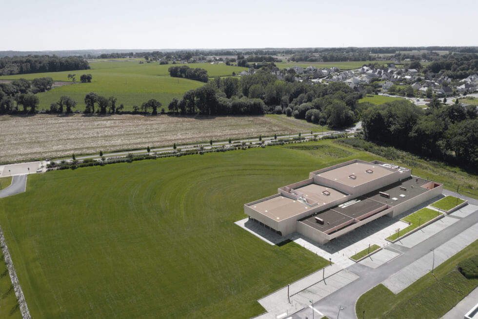 Festive Rooms in Moreac Aerial View