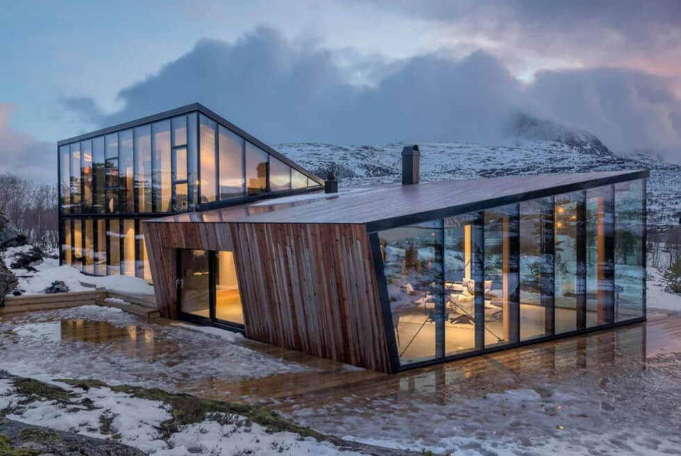 The Triple-Glazed Efjord Cabin Looks Out To The Fjords In Norway