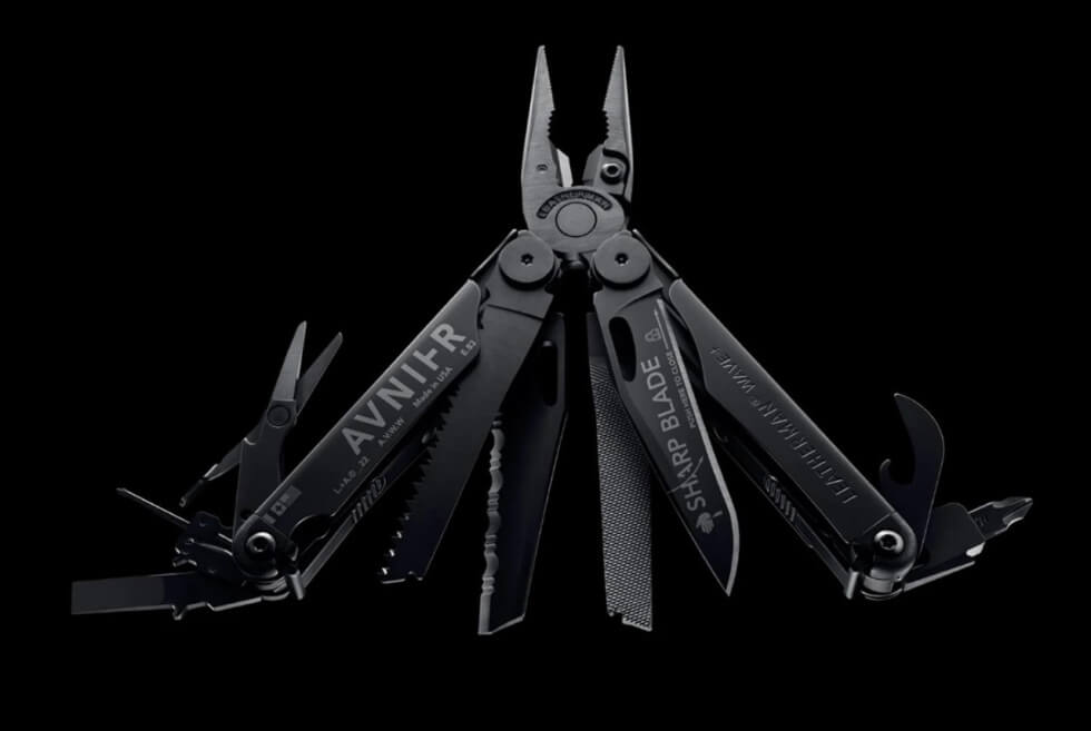 AVNIER x Leatherman Gives The Wave+ Multitool A Beautiful Black Coat