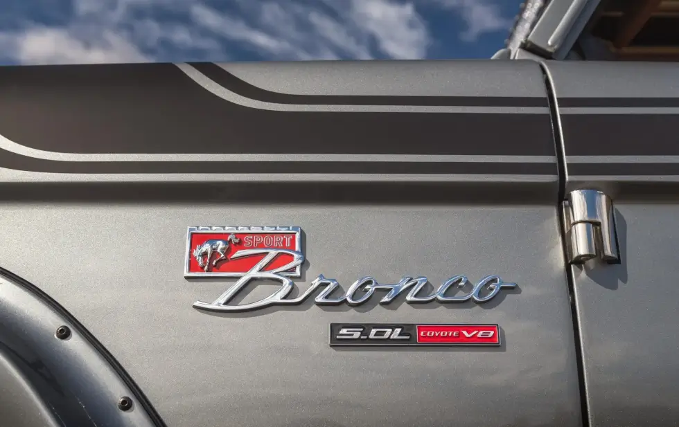 1969 Ford Bronco Four Door Badge