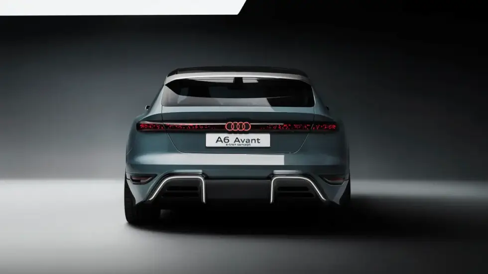 A6 Avant e-tron rear