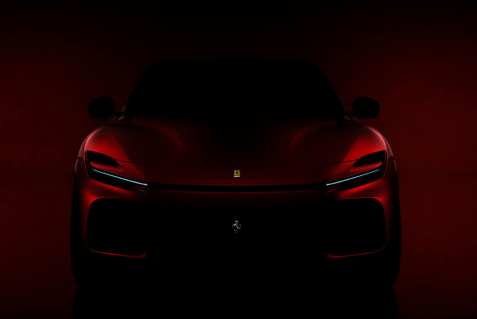 Ferrari Shares First Official Teaser Image Of The Purosangue SUV