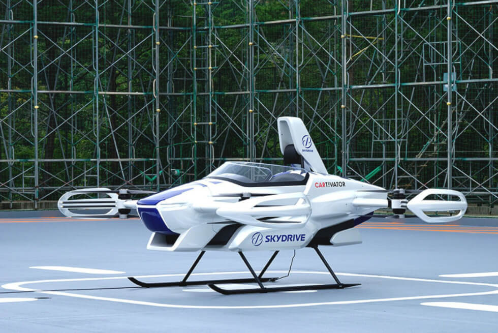 Suzuki And SkyDrive Plan To Use The SD-03 eVTOL As An Air Taxi At The Expo 2025