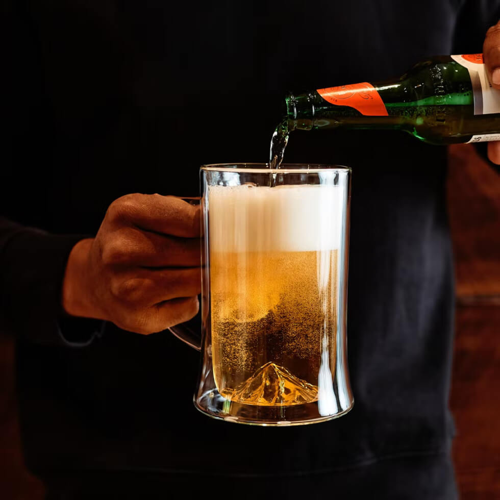 Double Wall Beer Stein Head