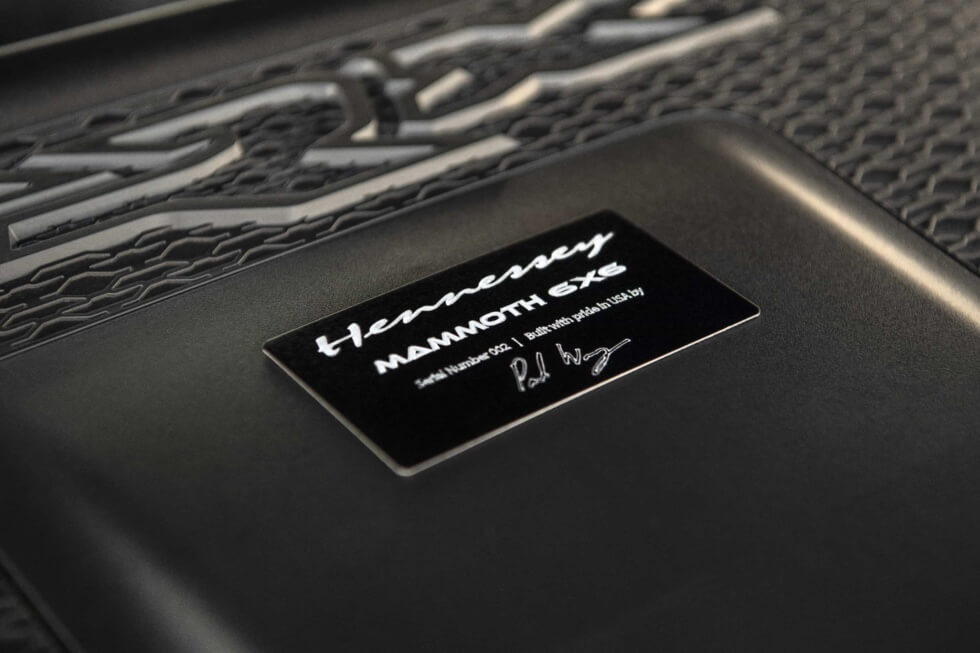 Mammoth 1000 6x6 plaque