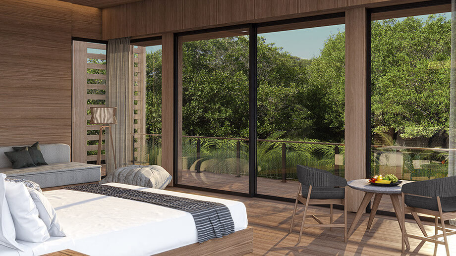 Lagoon sunset Pool Villa