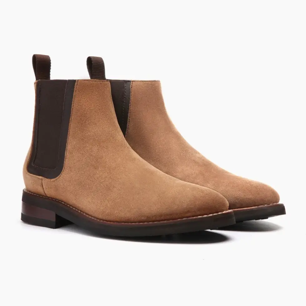 Thursday Boots Company Duke Chelsea suede boots light brown