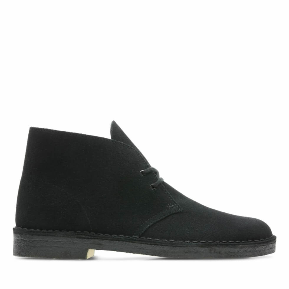 Clarks Desert Boot Chukka suede full black