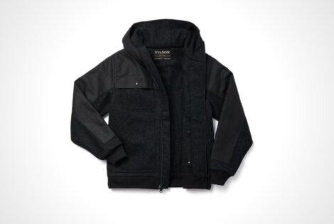 Filson's Mackinaw Wool Foul Weather Hoodie