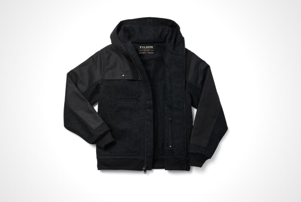 Filson’s Mackinaw Wool Foul Weather Hoodie Is Your Fortress From The Cold