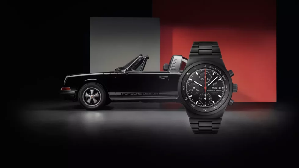 Porsche Design Adds The Chronograph 1 All Black Numbered Edition To Its Regular Collection