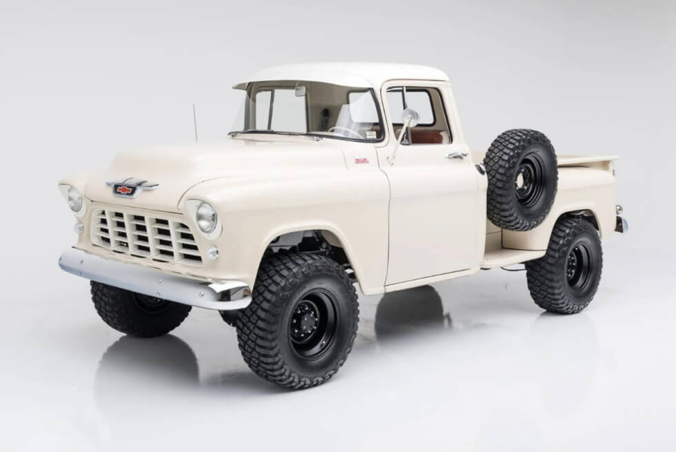 A Lucky Bidder Is Bringing Home This Stunning 1955 Chevrolet 3200 Restomod