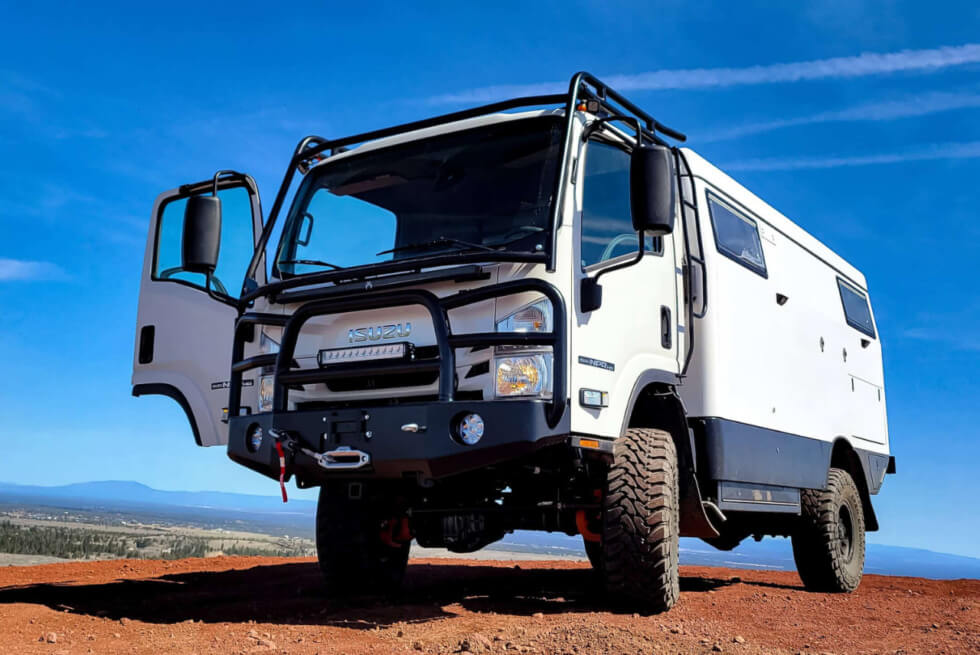 EarthCruiser Is Switching Chassis From Fuso To Isuzu For Its Overlanding Machines