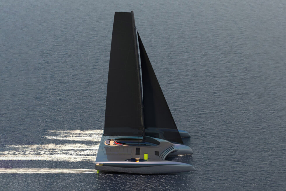 Van Geest Design Envisions The Domus Concept As A Truly Green Trimaran