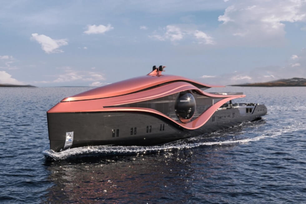 Zion: A Luxurious 360-Foot Megayacht Concept That Looks Like A Terrifying Cryptid