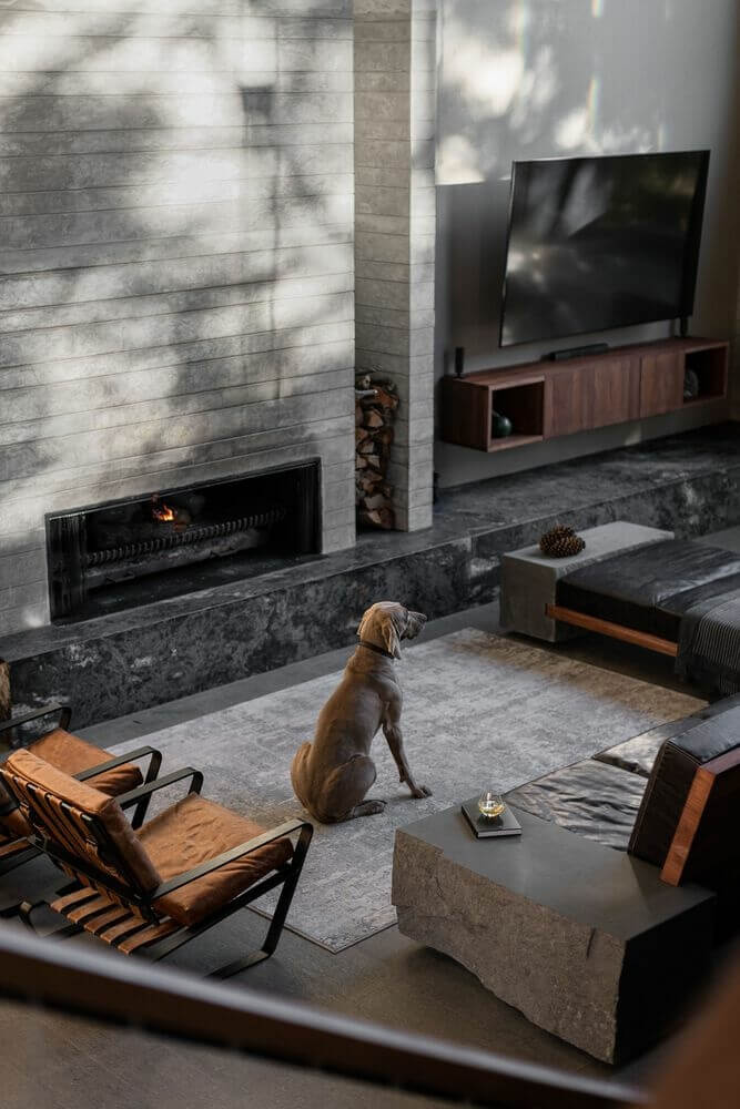 Cava House Fireplace