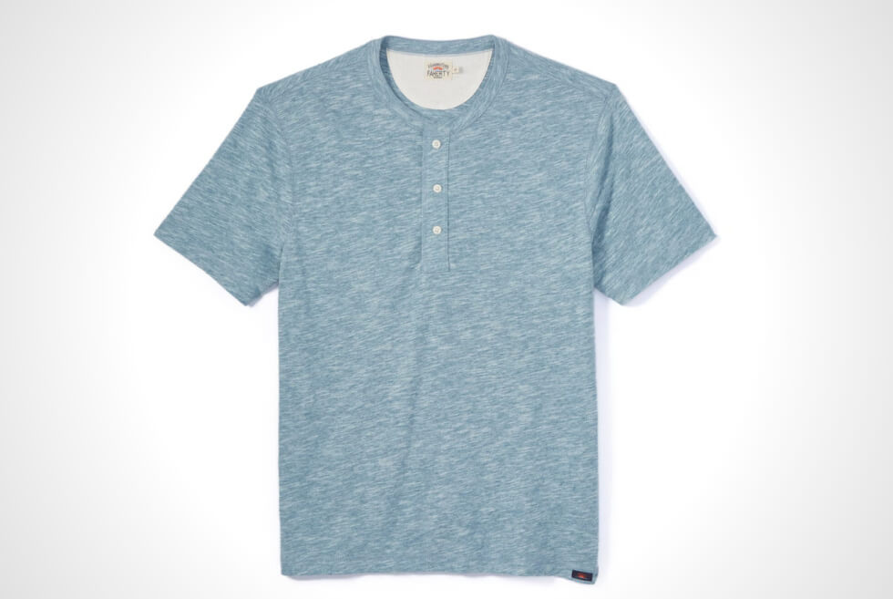 Look Cool This Summer With A Heather Henley From Faherty Brand