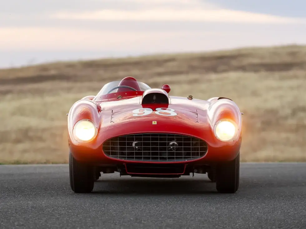 1955 Ferrari 410 Sport lights