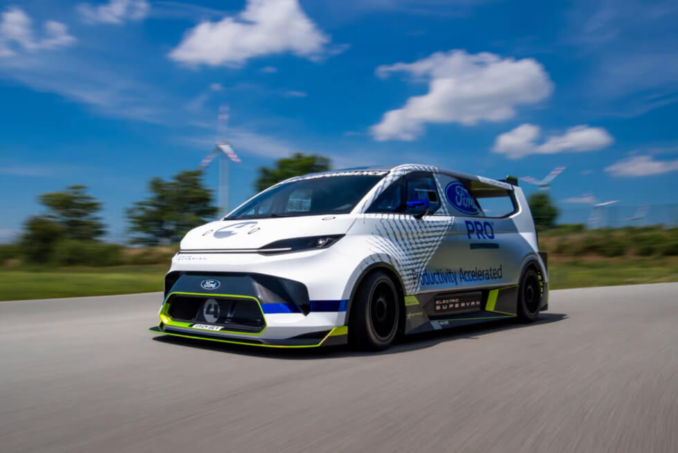 Ford Performance Officially Unveils The 1,973-Horsepower Pro Electric SuperVan